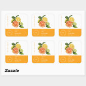 Mixed Citrus Small Business Label (Vel)