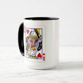 Mixed King & Queen - Two Spirited Plays Card Mok (Voorkant links)