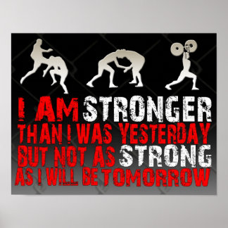 MIXED MARTIAL ART / BJJ / Poster "Stronger" de la 