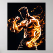 Mixed Martial Arts Fighter Poster (Voorkant)