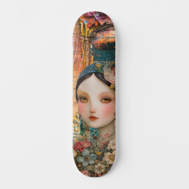 Mixed Media Abstracte Kunst Wide Street Skateboard