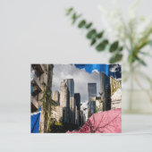 Mixed media Architecture Collage Briefkaart (Staand voorkant)