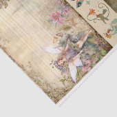 Mixed Media Artiest Junk Journal Fairy Collage Tissuepapier (Detail)
