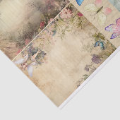 Mixed Media Artiest Junk Journal Fairy Collage Tissuepapier (Detail)