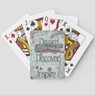 Mixed Media Droom Ontdek Inspiratie Kunst Pokerkaarten