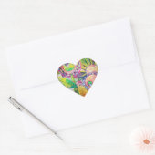 Mixed Media Glower Garden Heart Stickers (Envelop)