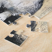 mixed-media konijn legpuzzel (Zijkant)