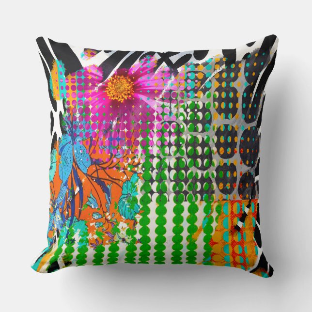 MIXED MEDIA PILLOW KUSSEN (Voorkant)