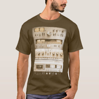 Mixed Media voor  audio HiFi-geluidssysteem instel T-shirt