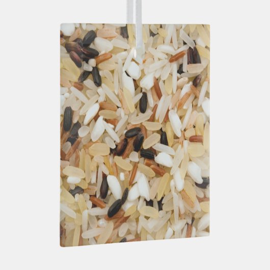 Mixed rice glas ornament (Voorkant Rechts)