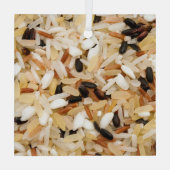 Mixed rice glas ornament (Achterkant)