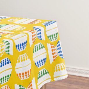  mixen Bowls met poka Dots gepatterd Tafelkleed