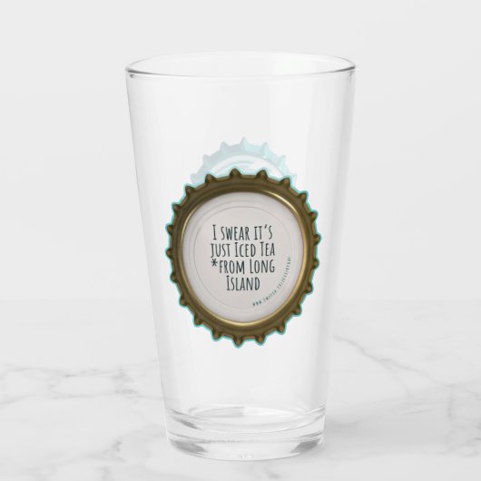 Mixer Elixir Pint Glass - Long Island Iced Tea Glas (Achterkant)