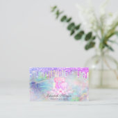 Mixer Flowers Glitter Drift Opal Bakery Visitekaartje (Staand voorkant)