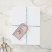 Mixer Flowers Roos Gold Glitter Drivers Bakery Cadeaulabel (Met Touw)