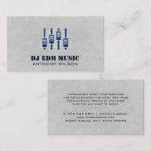 mixer | geluidstechnicus-producent | dj visitekaartje (Voorkant / Achterkant)