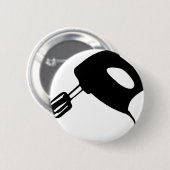 mixer - keukenmachine ronde button 5,7 cm (Voorkant /achterkant)