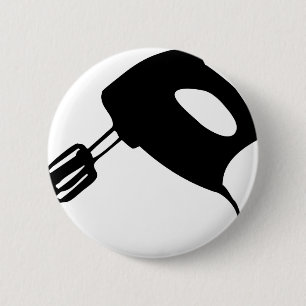 mixer - keukenmachine ronde button 5,7 cm