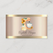 Mixer Sunflower Gold Stripes Bakery Visitekaartje (Voorkant)