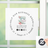 Mixeur à gâteau Autocollant pour fenêtre Réseaux s (Maison)