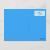 MIXMATCH ROYAL BLAUW WITTE GLITTER ACHTERGROND TEM BRIEFKAART (Achterkant)