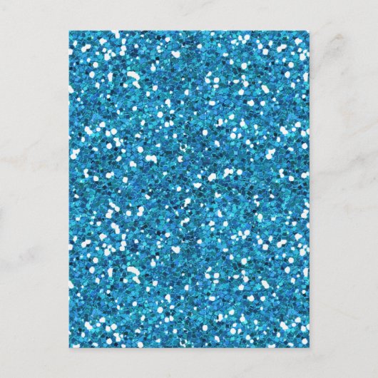 MIXMATCH ROYAL BLAUW WITTE GLITTER ACHTERGROND TEM BRIEFKAART (Voorkant)
