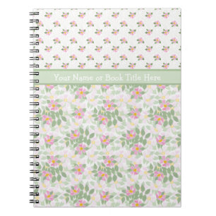 Mix'n'match Rose de chien Florals Carnet spiral