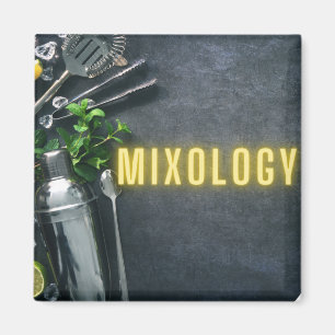 Mixologie met balkgereedschappen magneet