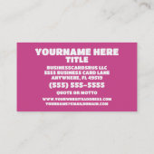 Mixoloog Kleurrijk Visitekaartje (Achterkant)