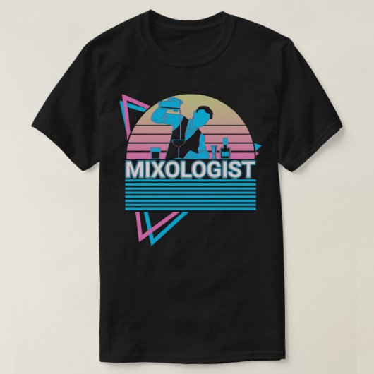 Mixoloog mixology Bartender Bartending Cocktail T-shirt (Design voorkant)
