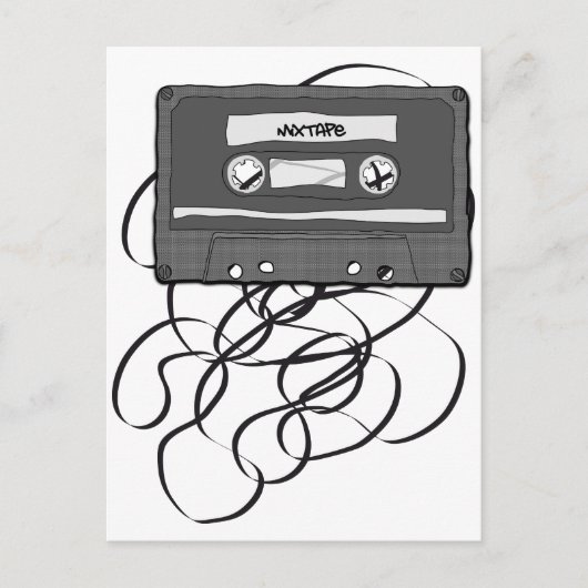 Mixtape Briefkaart (Voorkant)