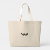 Mixtape Patience Canvas tas – Gen X Sass in een Ti (Achterkant)