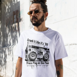 Mixtapes, Bass en Rewind-dagen – 90s Muziek Nostal T-shirt