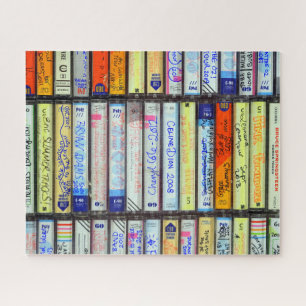 Mixtapes Kleurrijke Hand Geschreven Cassettes Legpuzzel