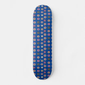 Mixte Donuts Nom du Motif Skateboard bleu (Recto)