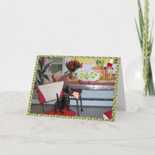 Mixte Media Scottish Terrier Carte de remerciement