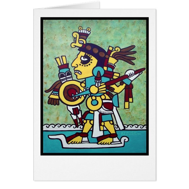 mixtec warrior print (Voorkant)