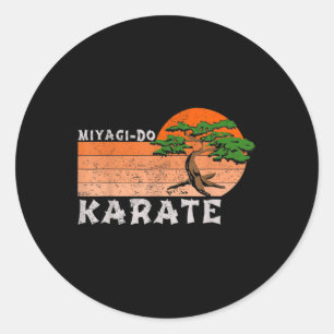 Miyagi-do Karate Grappig Karate Bonsai Boom Ronde Sticker
