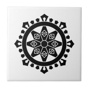 Miyake dharma wiel tegeltje