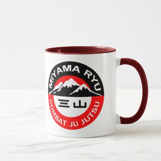 Miyama Ryu Black & Red Logo Mok (Rechts)