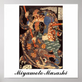 Miyamoto Musashi Painting c. jaren '1800 Poster (Voorkant)