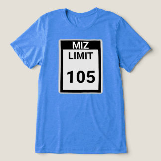 MIZ Snelheidslimiet Tri-Blend Shirt