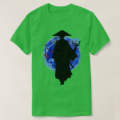 Mizu Oeil bleu Samurai TShirt (Design devant)
