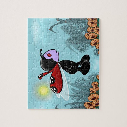 Mizz Ladybug Jigsaw Puzzle (Vertical)