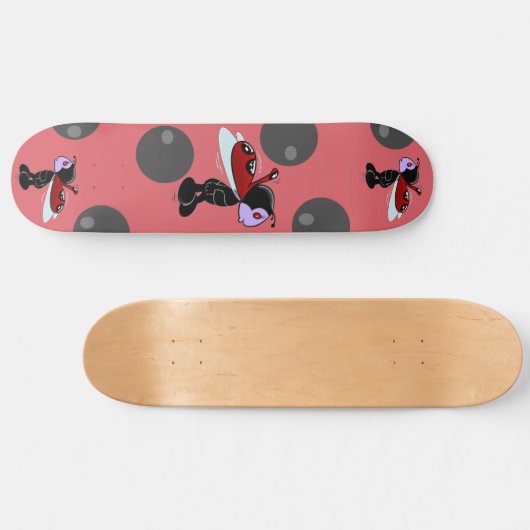 Mizz Ladybug Skateboard (Horizontaal)