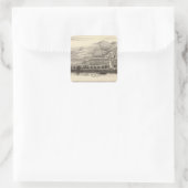 Mizzen Top Rancho Vierkante Sticker (Tas)