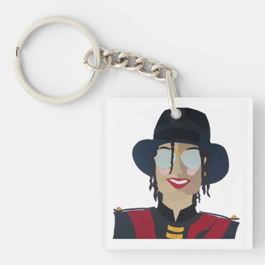 MJ Acrylic Keychain (voorkant)