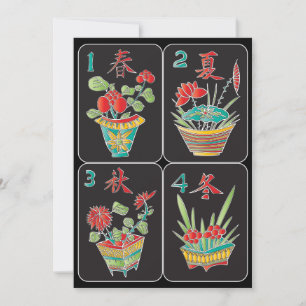 MJ Bloemen/Seizoenen Vlakke Kaart