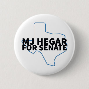 MJ Hegar Voor de Amerikaanse Senaat Knop Ronde Button 5,7 Cm