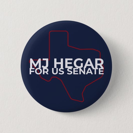 MJ Hegar voor de Amerikaanse SenaatsButton Ronde Button 5,7 Cm (Voorkant)